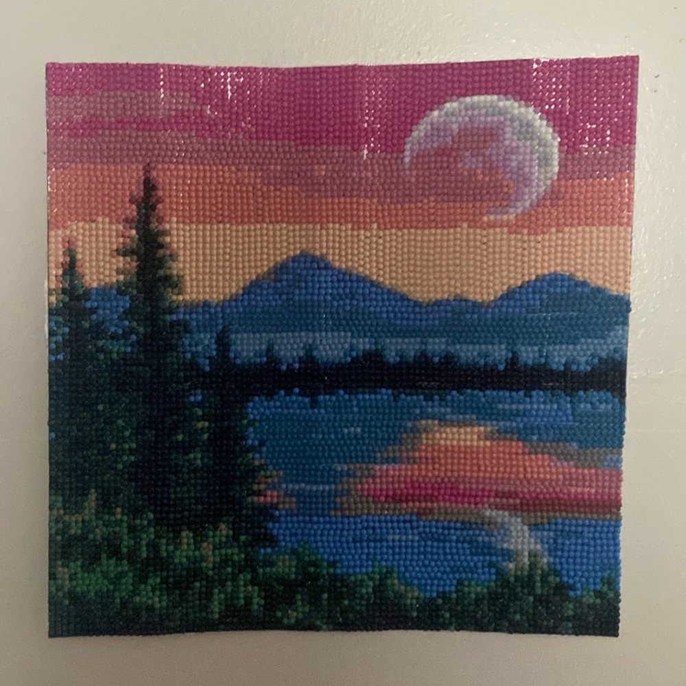 Handmade diamond painting